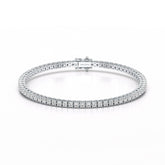 4.5 CT Round cut Lab Diamond Tennis Bracelet